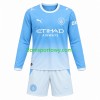Koszulka Manchester City Dziecięcy Domowe Koszulki Piłkarskie 2026-2027 Długi Rękaw